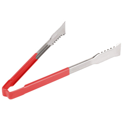 Vollrath VersaGrip Kool-Touch One-Piece Tongs, 12", Red, FINAL SALE - 4791240