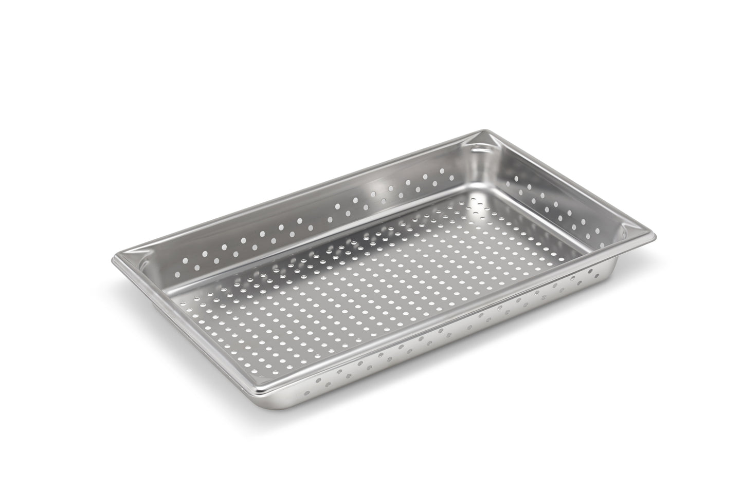 Vollrath Super Pan V Full Size Perforated Food Pan, 1.25" Deep, 22 Gauge Stainless Steel - 30013