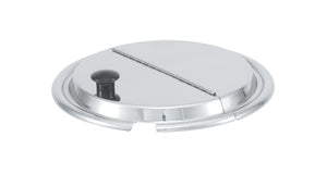 Vollrath Round Hinged Insert Cover with Slot, 11 qt - 47490