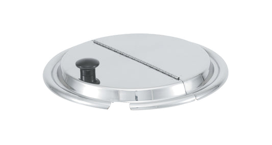 Vollrath Round Hinged Insert Cover with Slot, 11 qt - 47490