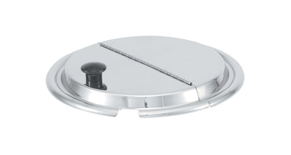 Vollrath Round Hinged Insert Cover with Slot, 7 qt - 47488