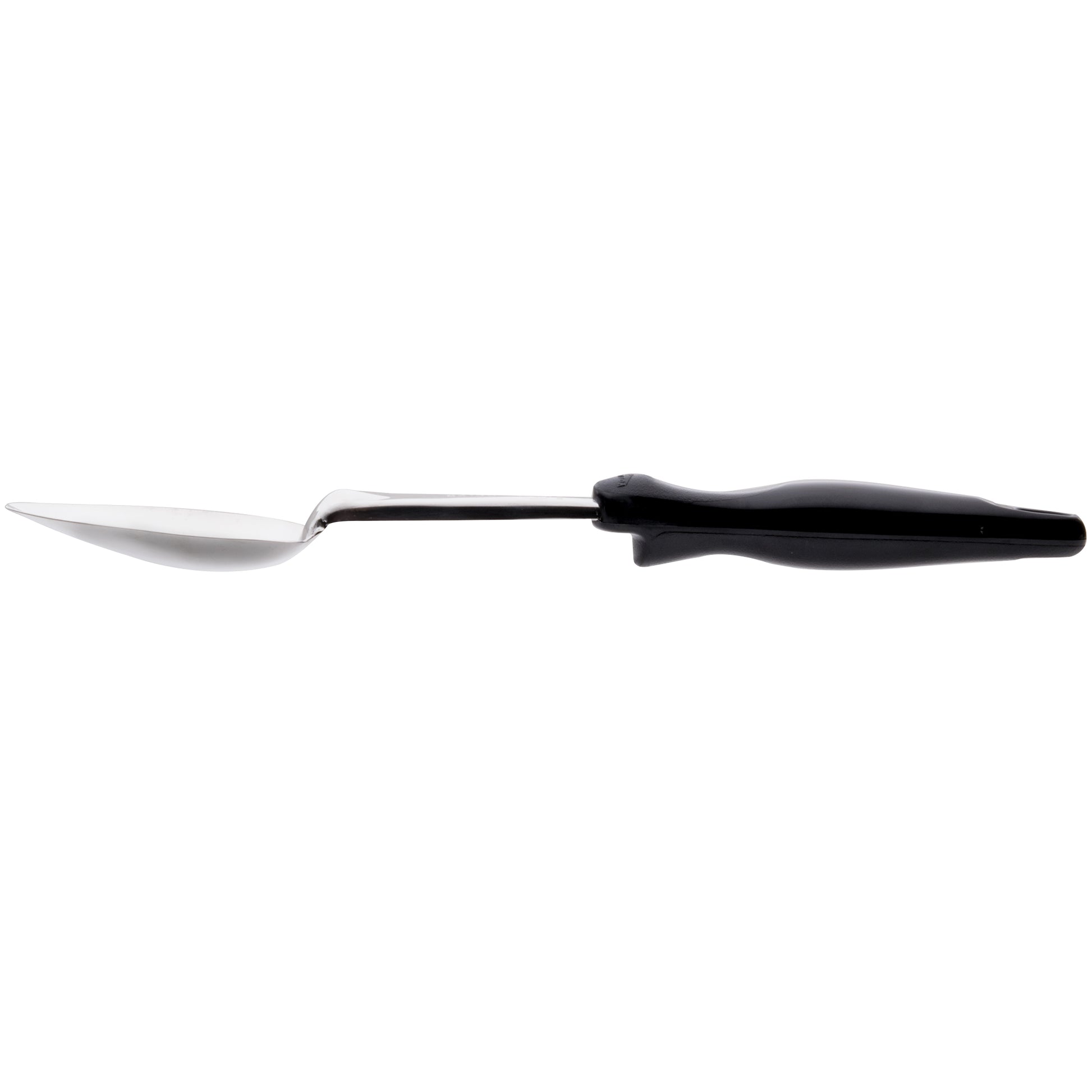 Vollrath Ergo Grip Solid Basting Spoon, Stainless/Nylon Handle, Black - 64130