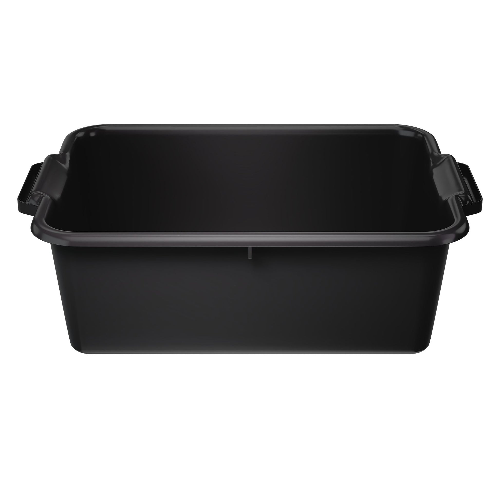 Vollrath Signature Heavy Duty Bus Bin, 20" x 15" x 7", Black - 52660