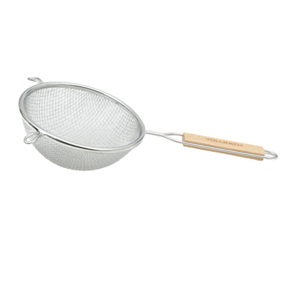 Vollrath Double Fine Mesh Strainer, 6.25", Wood Handle, FINAL SALE - 47191