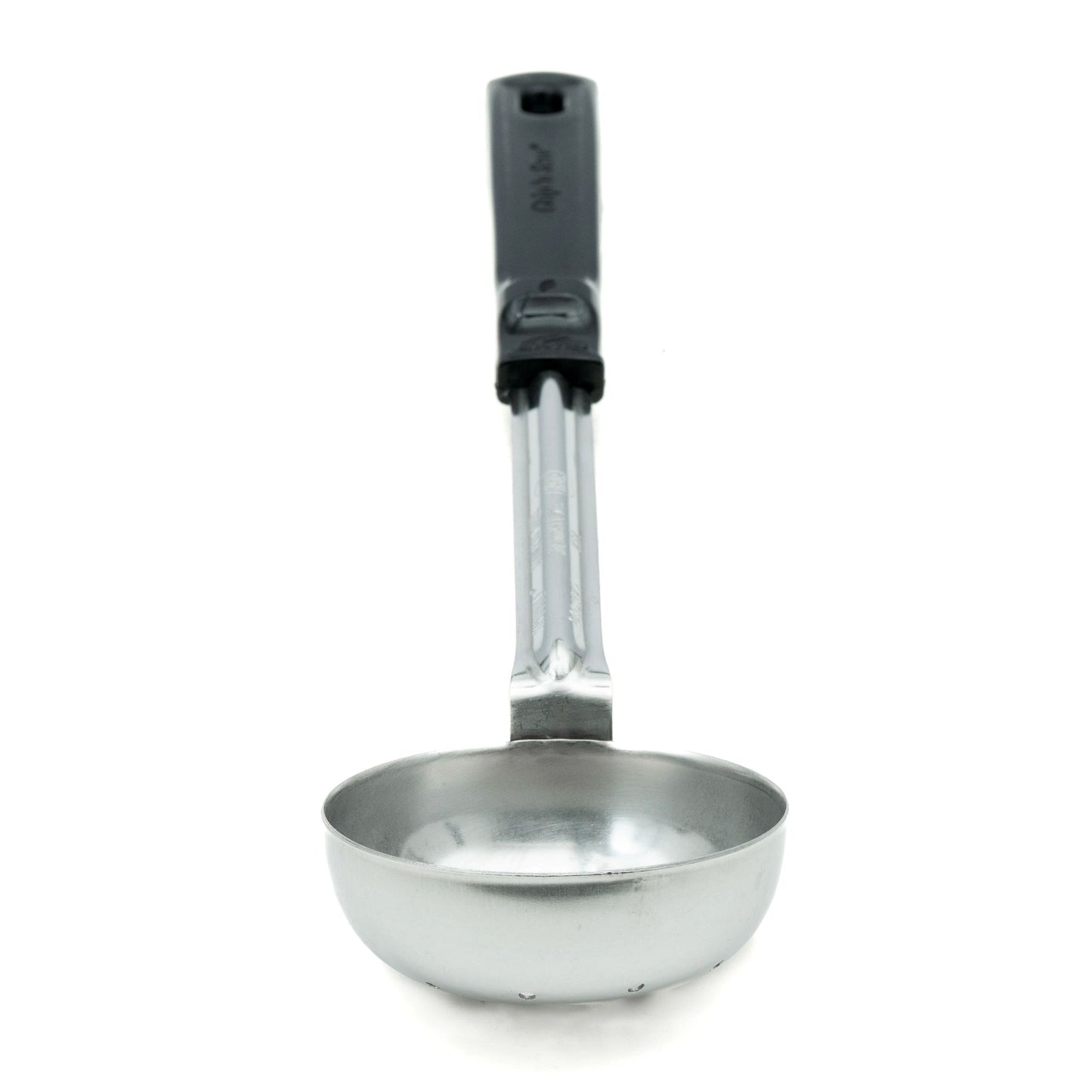 Vollrath Grip N Serve Perforated Round Spoodle, 4 oz, Black Handle - 61170