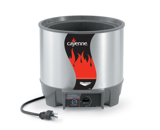 Vollrath Cayenne Round Heat 'N Serve Rethermalizer, 7 qt, 120V - 72017