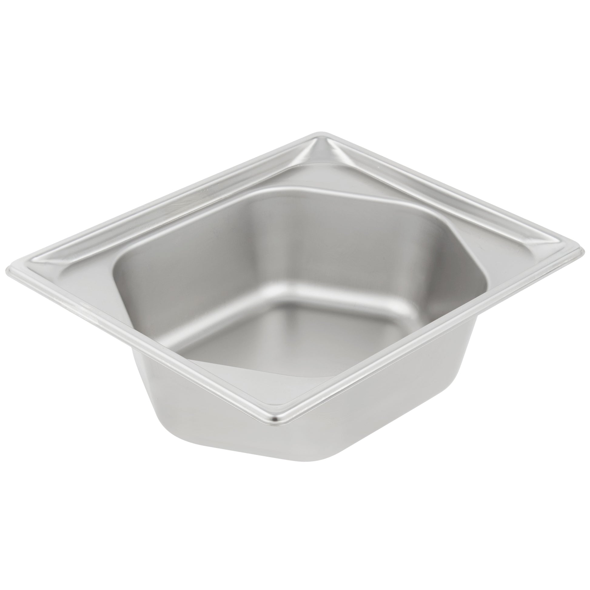 Vollrath Super Pan Half Size Hexagon Shape Food Pan, 4" Deep, 22 Gauge Stainless Steel - 3102240
