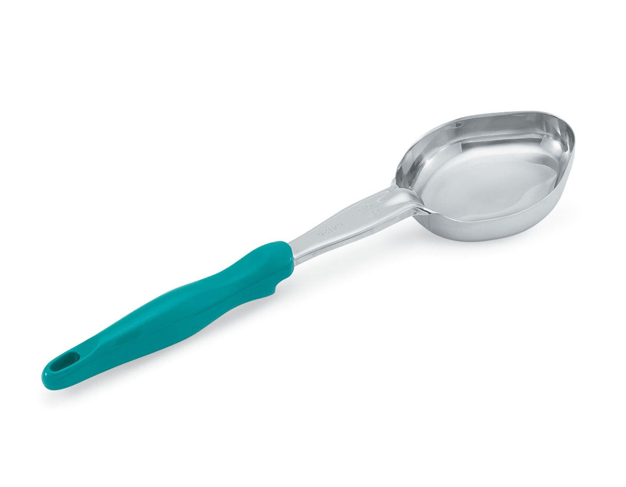 Vollrath Heavy-Duty Color Coded Oval Perforated Spoodle, 8 oz, Orange - 6422865
