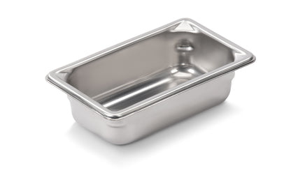 Vollrath Super Pan V 1/9 Size Food Pan, 2" Deep, 22 Gauge Stainless Steel - 30922