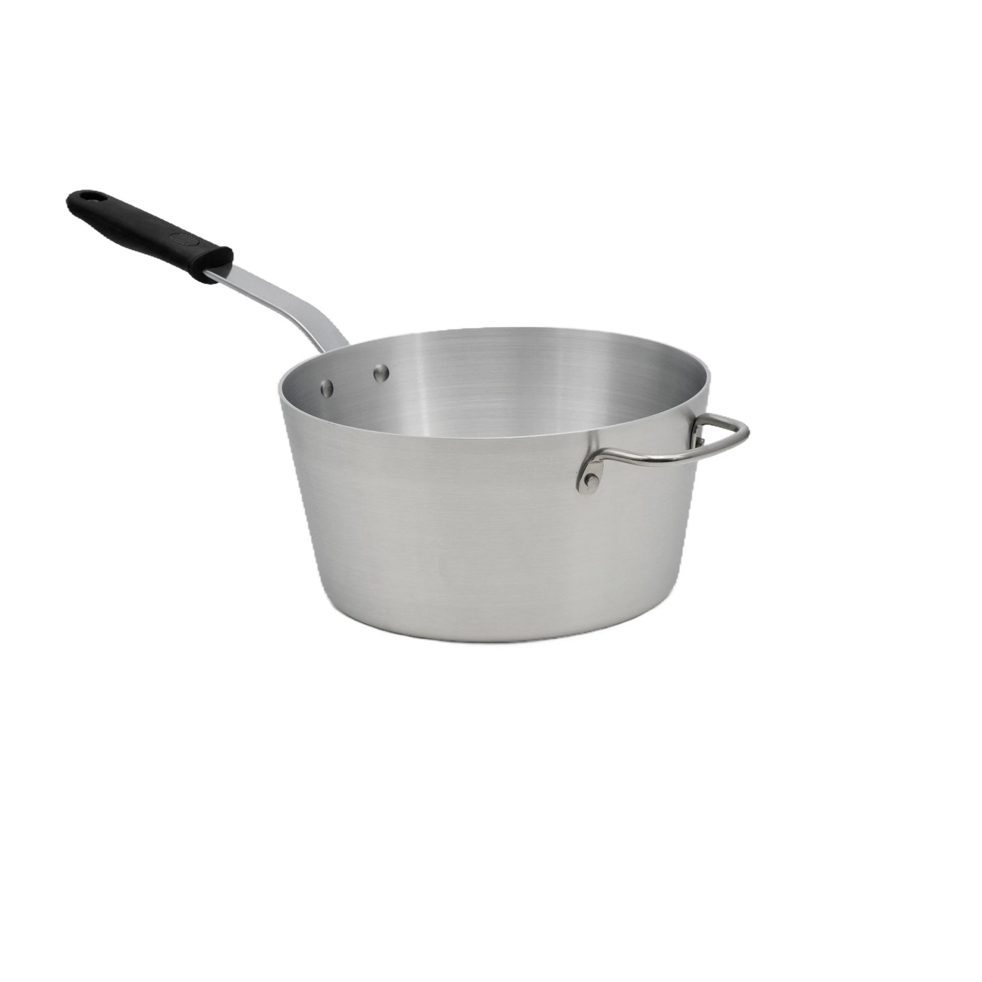 Vollrath Wear-Ever Tapered Sauce Pan, 7qt, Black Handle, Aluminum - 682170