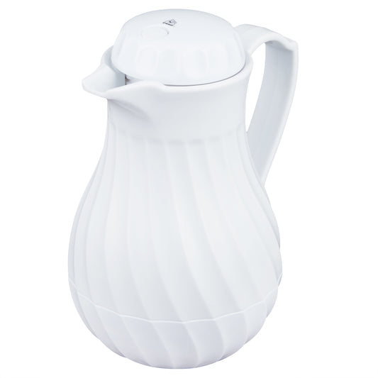 Vollrath SwirlServe Tilt & Pour Beverage Server, 10 oz, White - 52124
