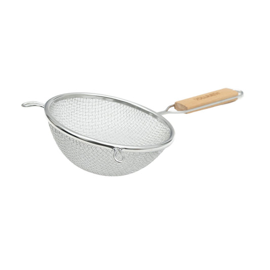 Vollrath Double Medium Mesh Strainer, 10.25", Wood Handle, FINAL SALE - 47199