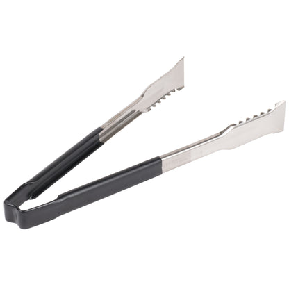 Vollrath VersaGrip Kool-Touch One-Piece Tongs, 12", Black - 4791220