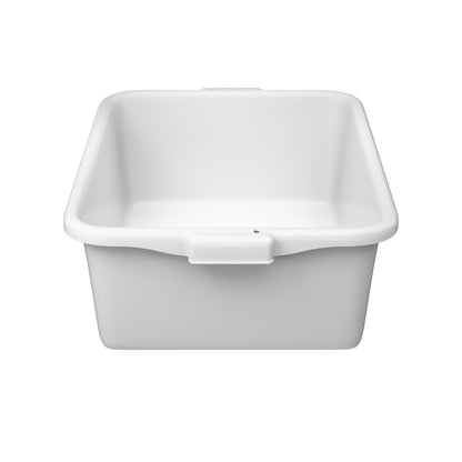 Vollrath Traex Bus/Utility Bin, 21.75" x 15.6" x 7", White - 1527-05
