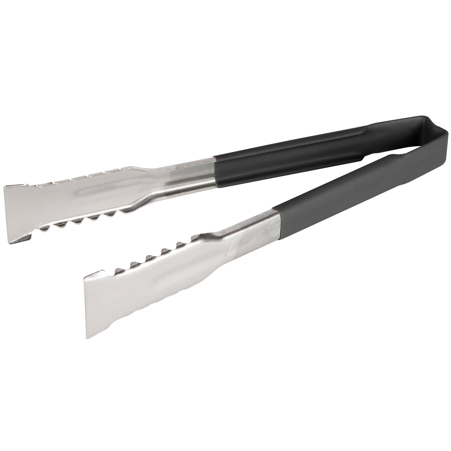 Vollrath VersaGrip Kool Touch One-Piece Tongs, 9.5", Black - 4790920