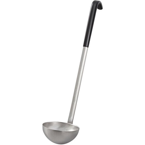 Vollrath Kool Touch Heavy-Duty Ladle, 6 oz, Black Handle - 58055