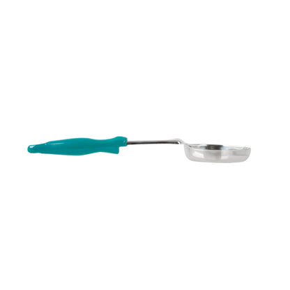 Vollrath Heavy-Duty Color Coded Oval Perforated Spoodle, 6 oz, Teal - 6422655