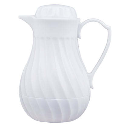 Vollrath SwirlServe Tilt & Pour Beverage Server, 10 oz, White - 52124