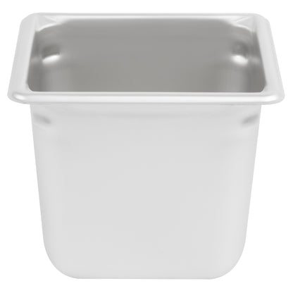 Vollrath Super Pan V 1/6 Size Food Pan, 6" Deep, 22 Gauge Stainless Steel - 30662
