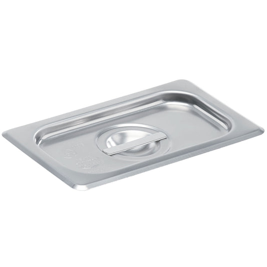 Vollrath Super Pan V Solid Food Pan Cover, 1/9 Size, 22 Gauge Stainless Steel - 75360