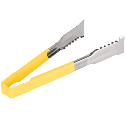 Vollrath VersaGrip Kool Touch One-Piece Tongs, 9.5", Yellow, FINAL SALE - 4790950