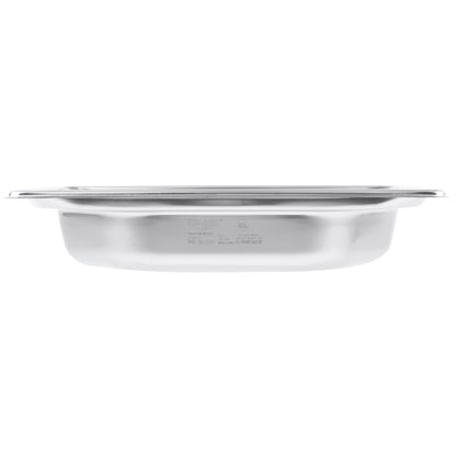 Vollrath Super Pan Half Size Hexagon Shape Food Pan, 2.5" Deep, 22 Gauge Stainless Steel - 3102220