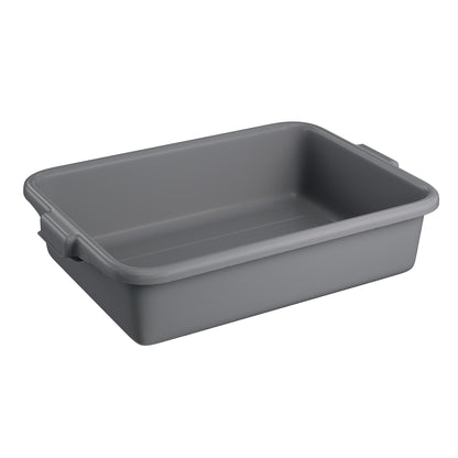 Vollrath Traex Bus/Utility Bin, 21.75" x 15.6" x 5", Grey - 1521-31