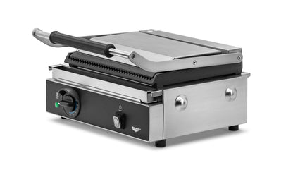 Vollrath PSG4-SG120-C Panini Press, Single, Cast Iron Grooved Plates, 120V - PSG4-SG120-C