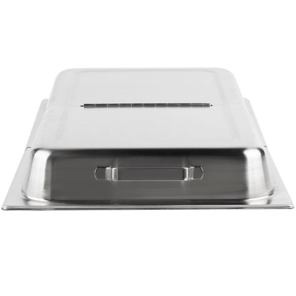 Vollrath Full Size Food Pan Hinged Dome Cover, Stainless Steel - 77400