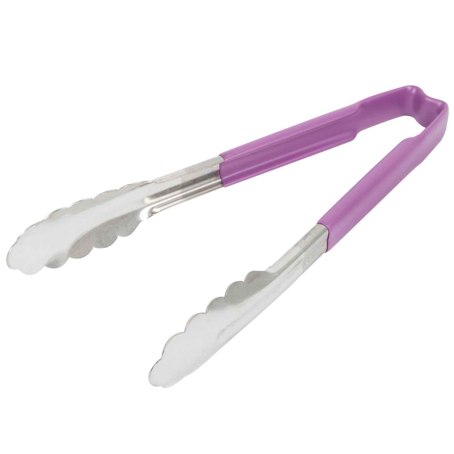 Vollrath Kool-Touch One-Piece Tongs, 9.5", Purple - 4780980