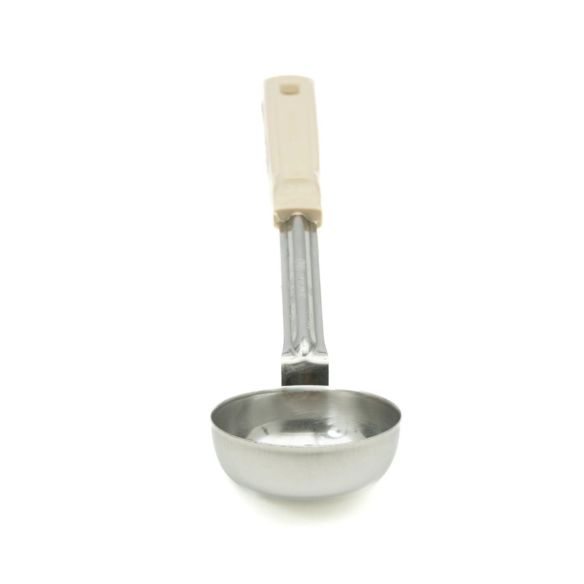 Vollrath Grip N Serve Round Solid Spoodle, Color Coded Handle, 3 oz, Ivory - 62167