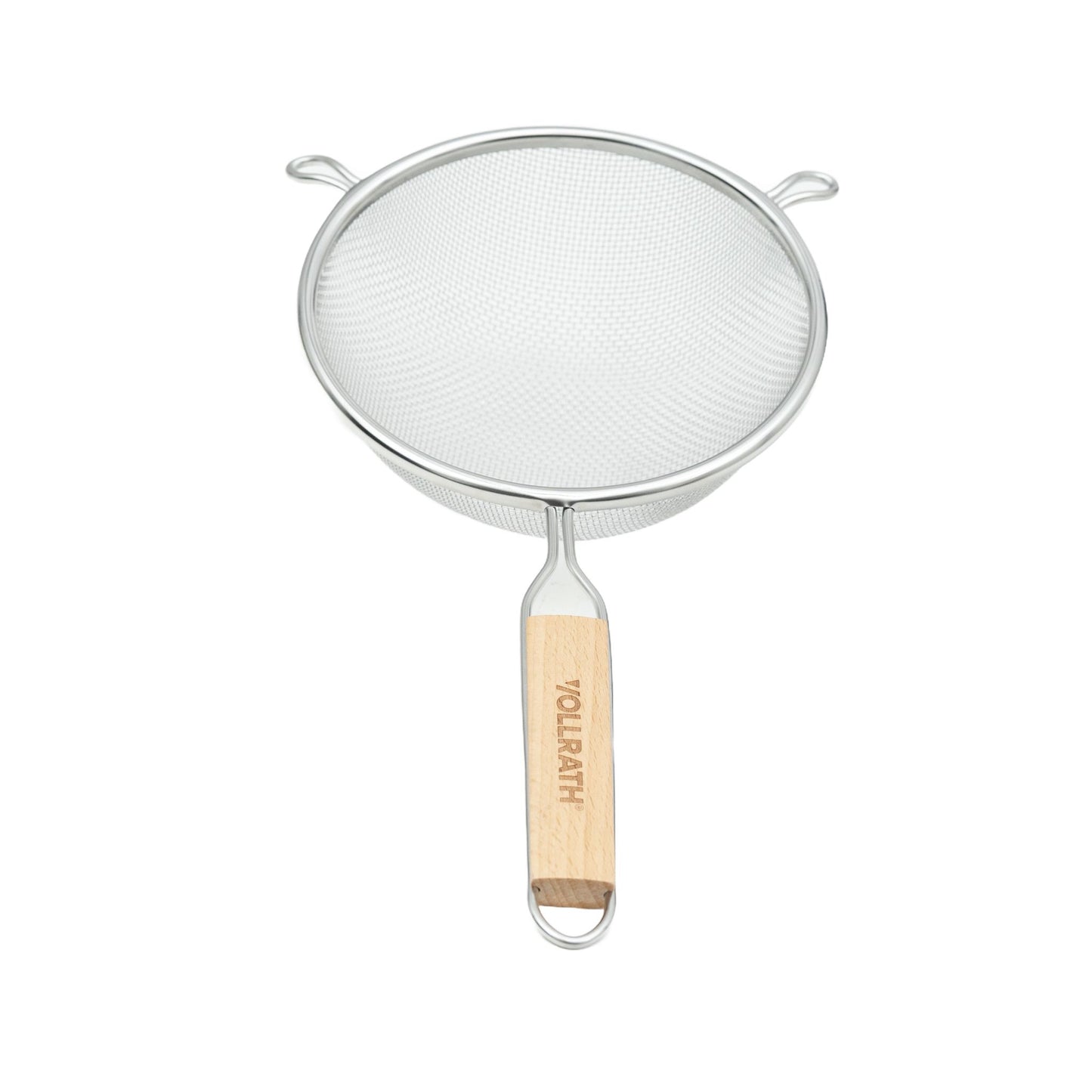 Vollrath Single Medium Mesh Strainer, 6.25", Wood Handle, FINAL SALE - 47194