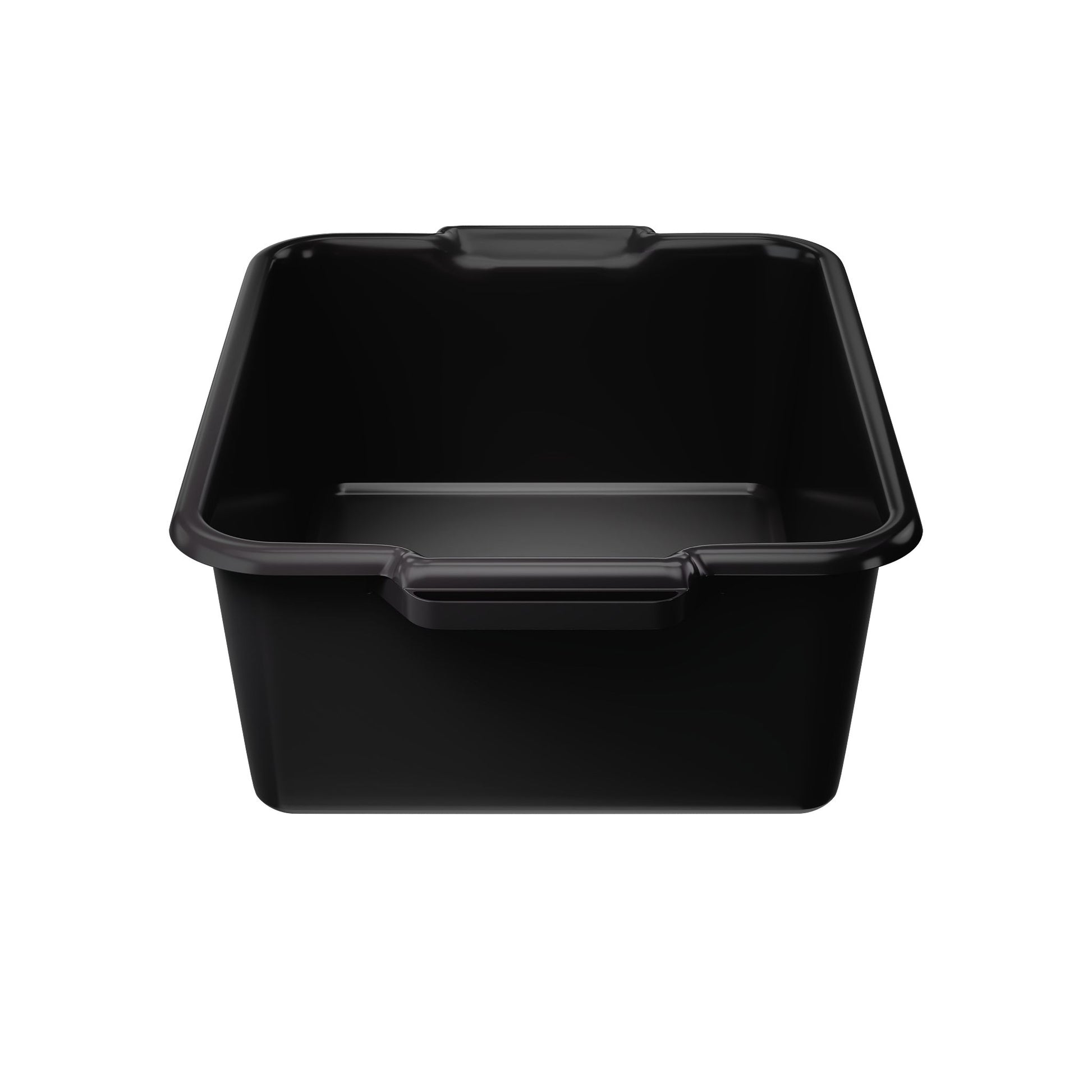 Vollrath Signature Heavy Duty Bus Bin, 20" x 15" x 7", Black - 52660