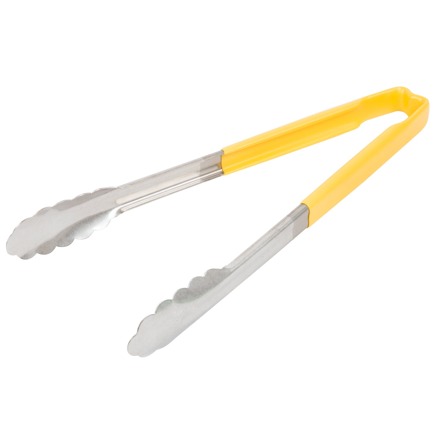 Vollrath Kool-Touch One-Piece Tongs, 12", Yellow - 4781250