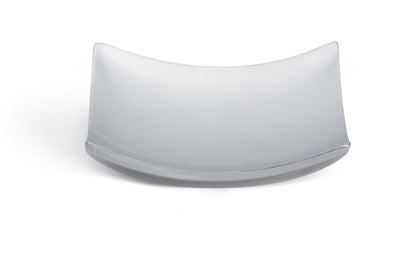 Vollrath Double Wall Curved Platter, 7.5" x 7.5", Polished Stainless Steel - 46221