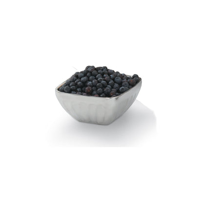 Vollrath Double-Wall Square Fluted Bowl, 0.75 qt, Stainless Steel - 47680