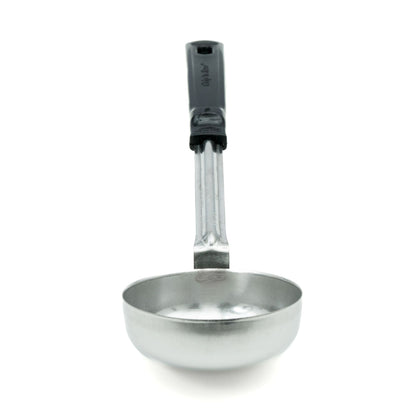 Vollrath Grip N Serve Solid Round Spoodle, 6 oz, Black Handle - 61177
