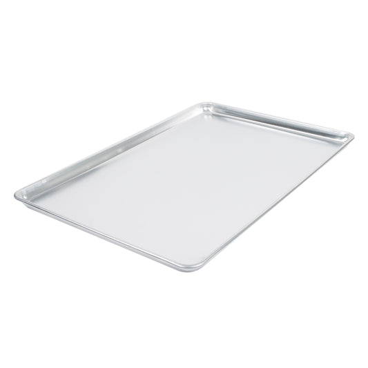 Vollrath Wear-Ever Heavy-Duty Bun Pan, Wire Rimmed, Full Size, 19 Gauge Aluminum - 9003