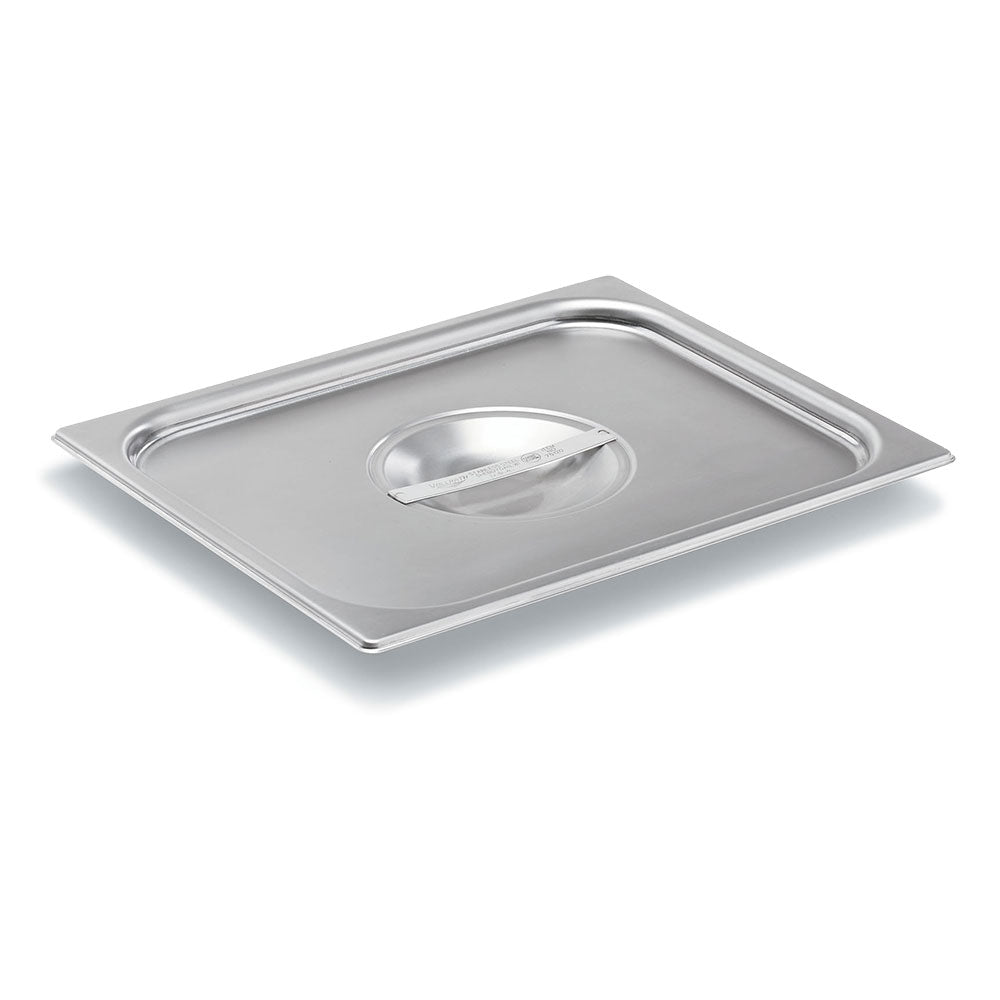 Vollrath Super Pan V Solid Food Pan Cover, Half Size, 22 Gauge Stainless Steel - 75120