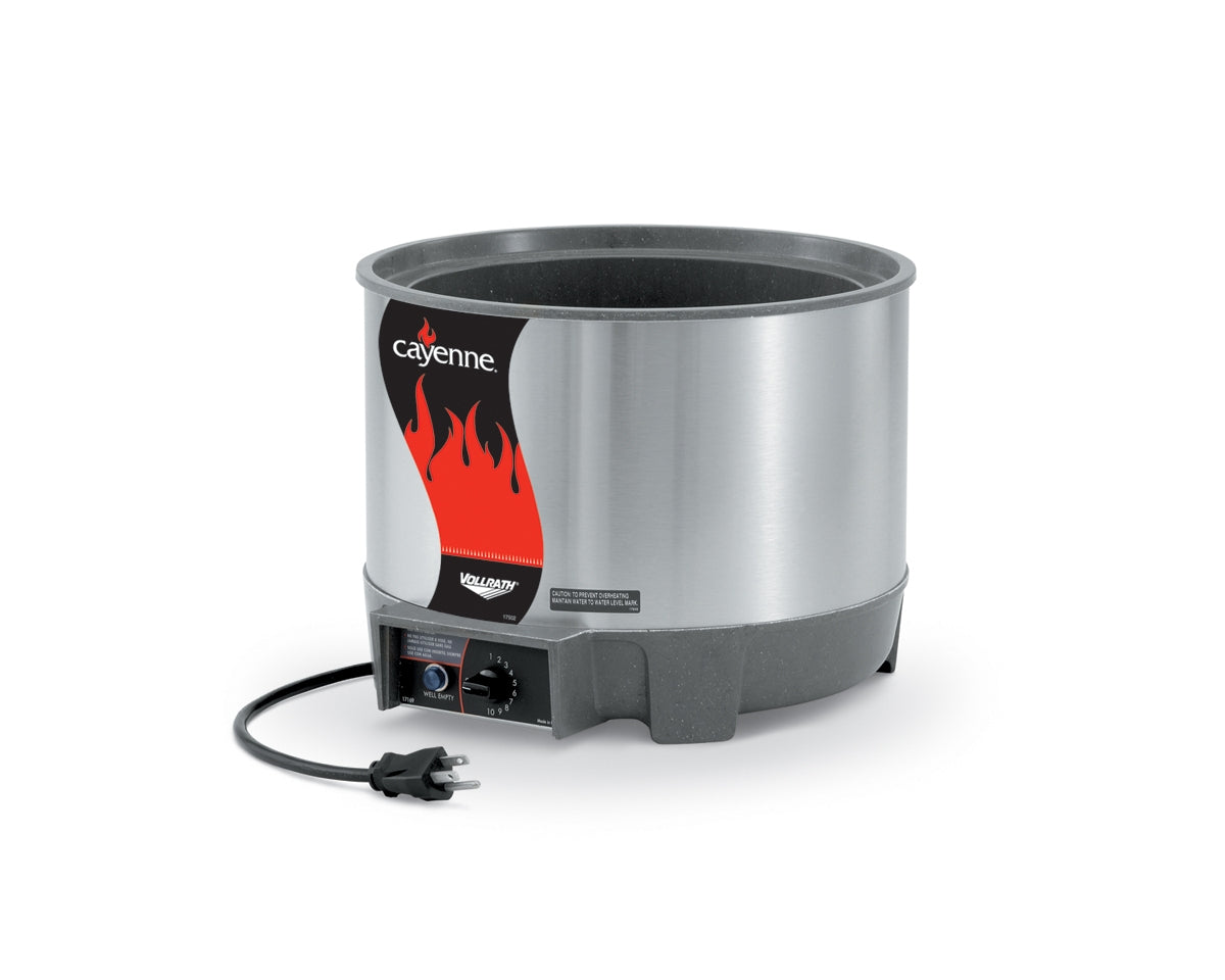Vollrath Cayenne Round Heat 'N Serve Rethermalizer, 11 qt, 120V - 72021