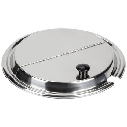 Vollrath Round Hinged Insert Cover with Slot, 4 qt - 47486