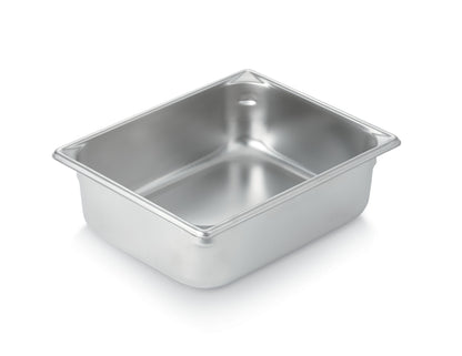 Vollrath Super Pan V Half Size Food Pan, 4" Deep, 22 Gauge Stainless Steel - 30242