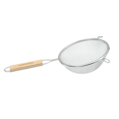 Vollrath Single Medium Mesh Strainer, 10.25", Wood Handle, FINAL SALE - 47196
