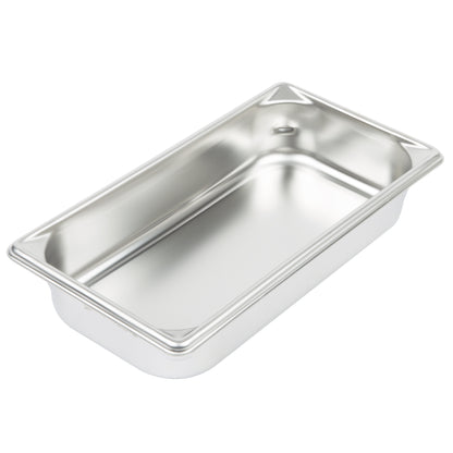 Vollrath Super Pan V 1/3 Size Food Pan, 2.5" Deep, 22 Gauge Stainless Steel - 30322