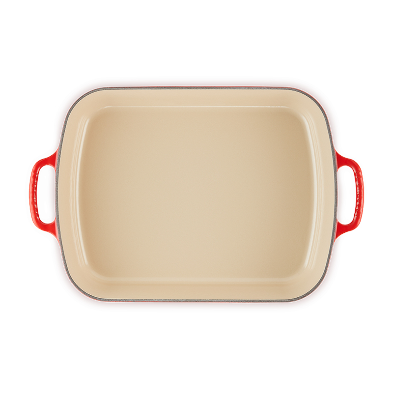 Le Creuset Rectangular Roaster, 4.9 L, Cerise - view 4