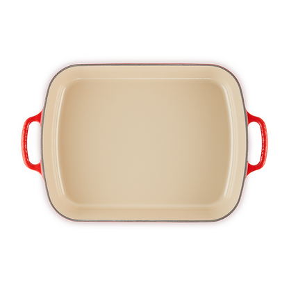 Le Creuset Rectangular Roaster, 4.9 L, Cerise - view 4