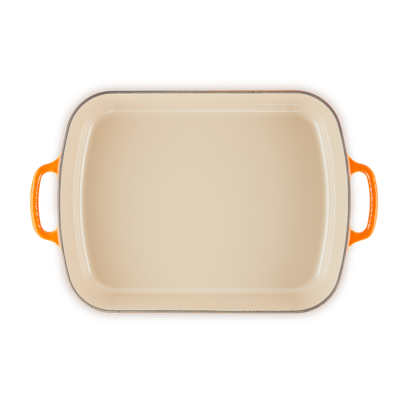 Le Creuset Rectangular Roaster, 4.9 L, Flame - view 4