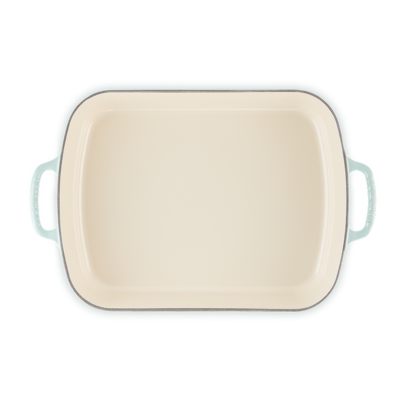 Le Creuset Rectangular Roaster, 4.9 L, Sage - view 4