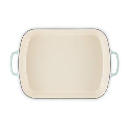 Le Creuset Rectangular Roaster, 4.9 L, Sage - view 4
