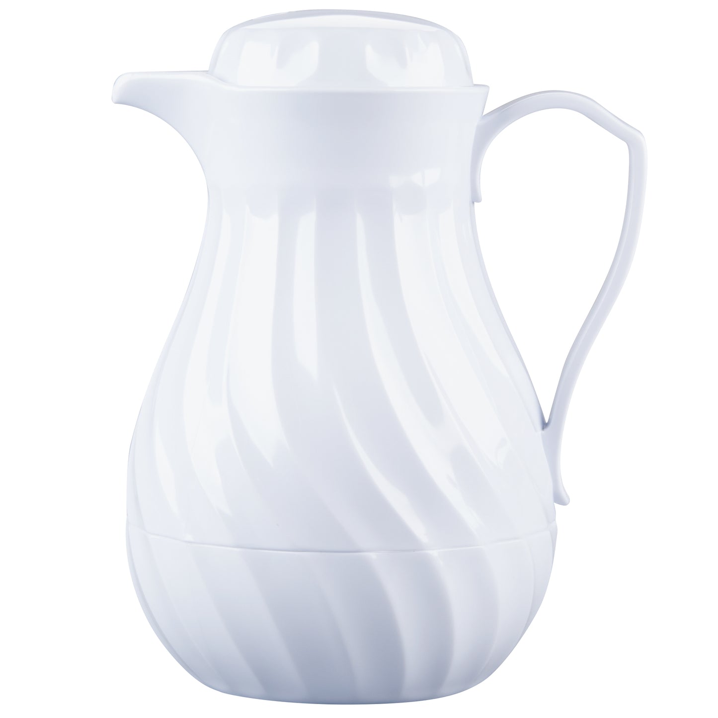 Vollrath SwirlServe Tilt & Pour Beverage Server, 64 oz, White - 52134